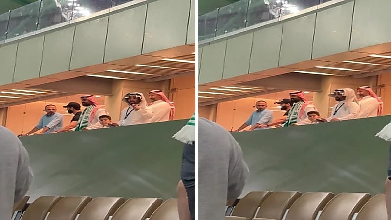 خالد العيسى يرد على هتافات الجمهور بضم ميسي .. فيديو