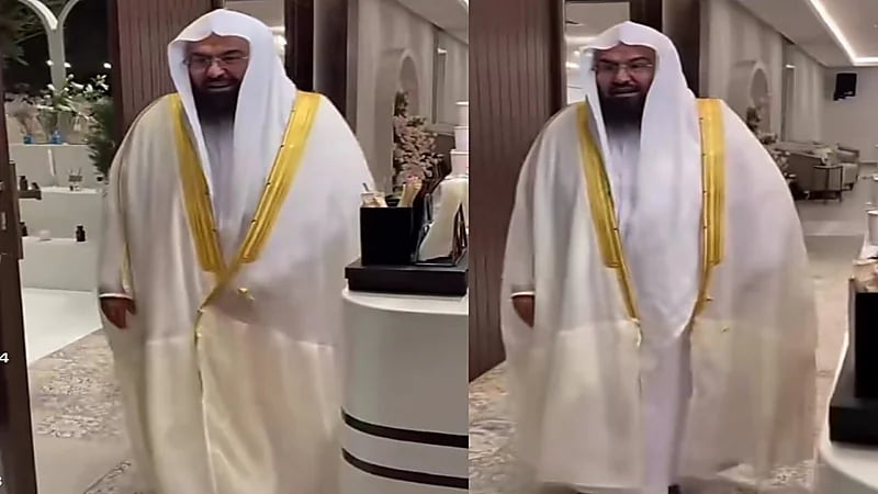 الشيخ السديس يوصي على ابنته يوم زفافها.. فيديو