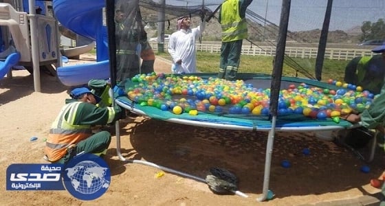 بالصور.. أمانة الطائف تتصدى لتحويل حديقة لمشروع استثماري