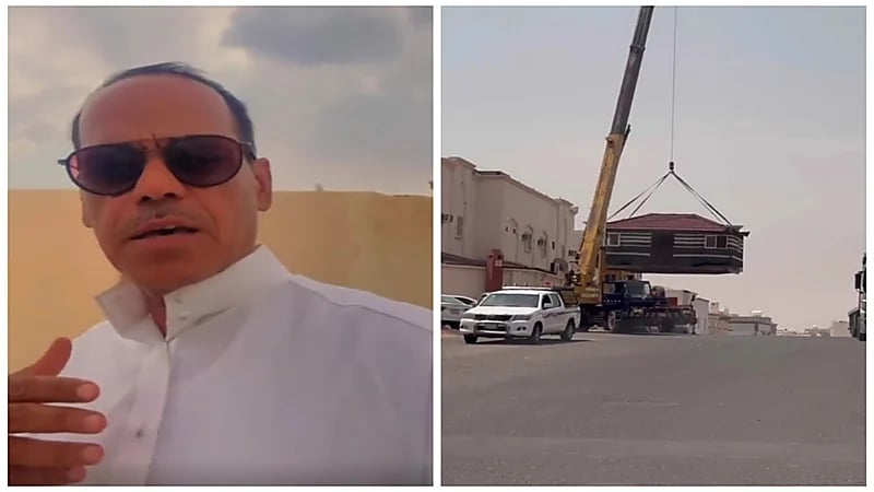 مواطن ينصح بعدم إنشاء بيت شعر فوق سطح المنزل لهذه الأسباب .. فيديو