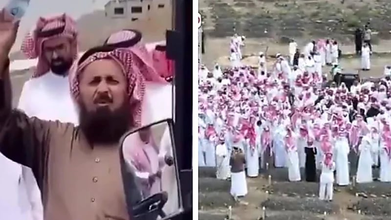 جنازة مهيبة للشاعر سعود القحطاني ووالده يودعه بكلمات مؤثرة .. فيديو