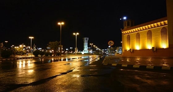 أمطار على منطقة الحدود الشمالية