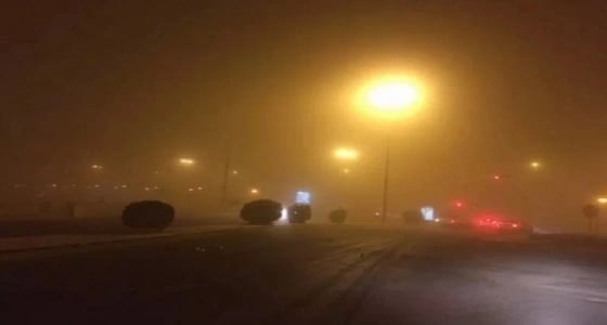 موجة غبارية تعيق الرؤية في الرياض
