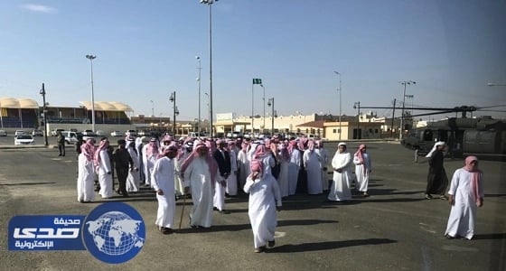 بالصور.. أهالي طريب يودعون الشهيد سعيد القحطاني