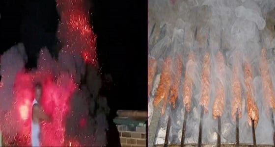 حادث مروع.. ألسنة اللهب تلتهم رجلا أثناء قيامة بالشواء