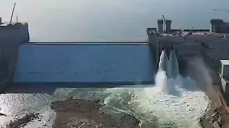 صورة بالأقمار الصناعية توضح استعدادات أثيوبيا للملء الثاني لسد النهضة