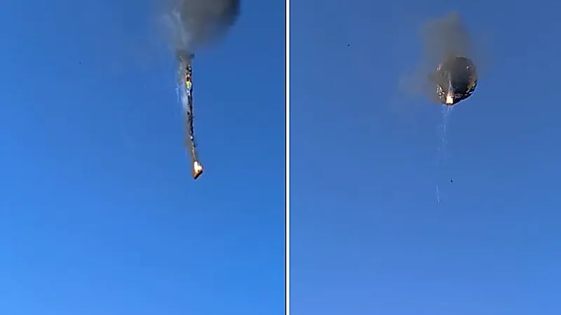 مصرع 8 أشخاص في حادث سقوط منطاد بالبرازيل.. فيديو