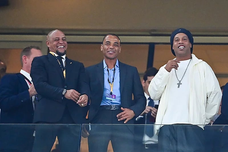 شاهد .. ردة فعل رونالدينيو بعد تسجيل الهدف الثاني للأرجنتين