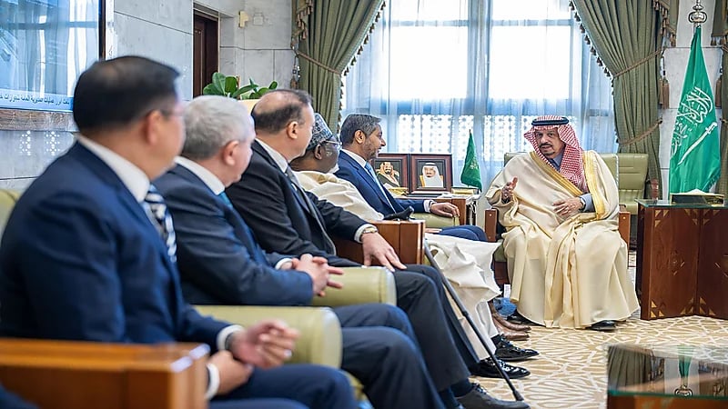 أمير الرياض يستقبل سفير جيبوتي ورؤساء المجموعات الجغرافية المعتمدين لدى المملكة.. صور