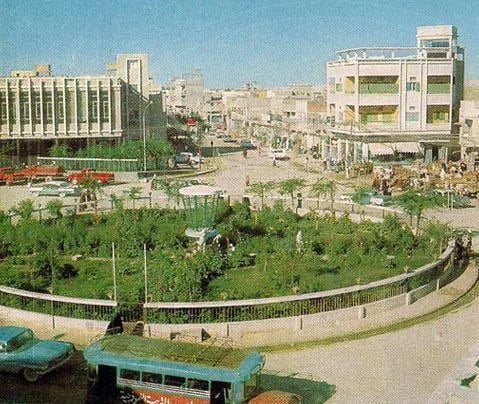 لقطة قديمة لدوار بلدية الأحساء