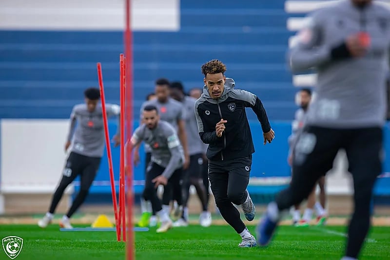 الهلال يؤدي مرانه الرئيسي استعدادا لمواجهة الفيصلي "صور"