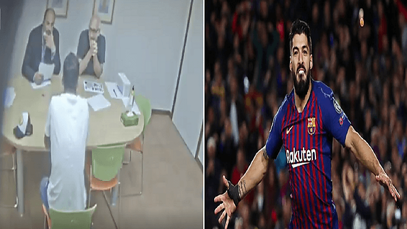 بالفيديو.. اللاعب سواريز يؤدي امتحان باللغة الإيطالية بشكل سئ
