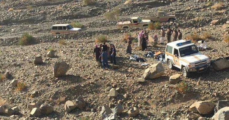 تشييع ستة من عائلة واحدة في تبوك الى مثواهم الأخير