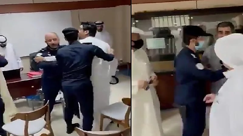 بالفيديو .. مشاجرة بين أعضاء جمعية عمومية لإحدى الشركات بالكويت
