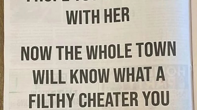 امرأة تفضح زوجها بطريقة شيطانية