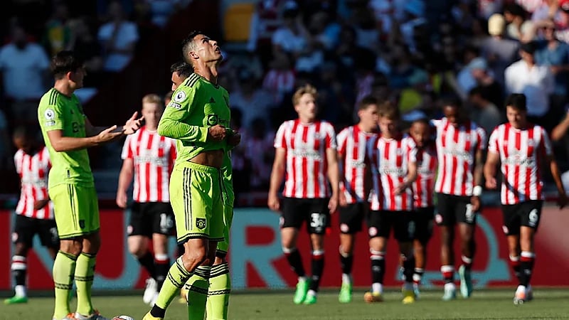 مانشستر يونايتد يتلقى هزيمة ساحقة من برينتفورد