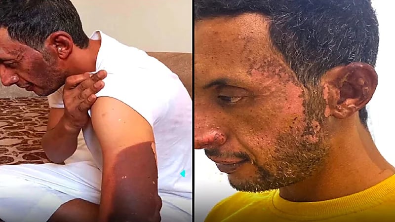 بالفيديو .. مواطن ينقذ طفلا مصريا بعمر 7 سنوات من حريق