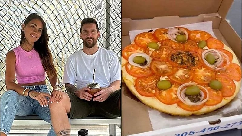 بيتزا ميسي داخل أحد مطاعم ميامي تثير الجدل