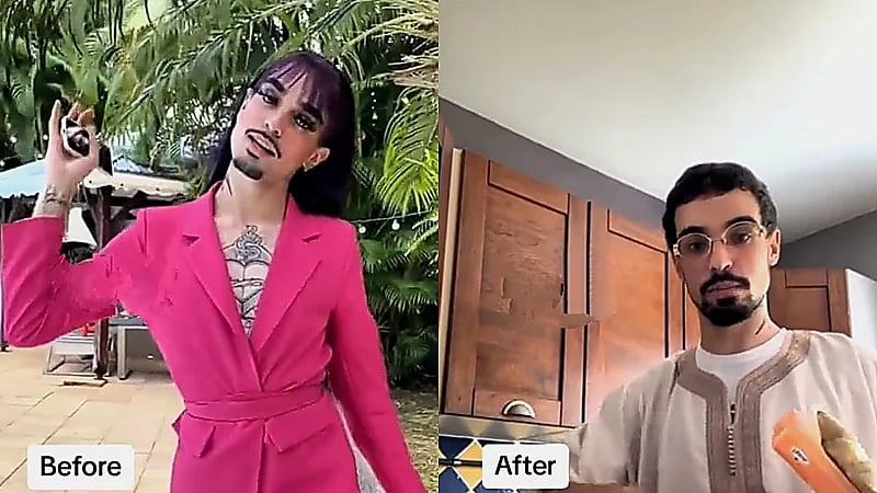 فرنسي يشارك متابعيه رحلة هدايته بعد اعتناقه الإسلام  ..  فيديو