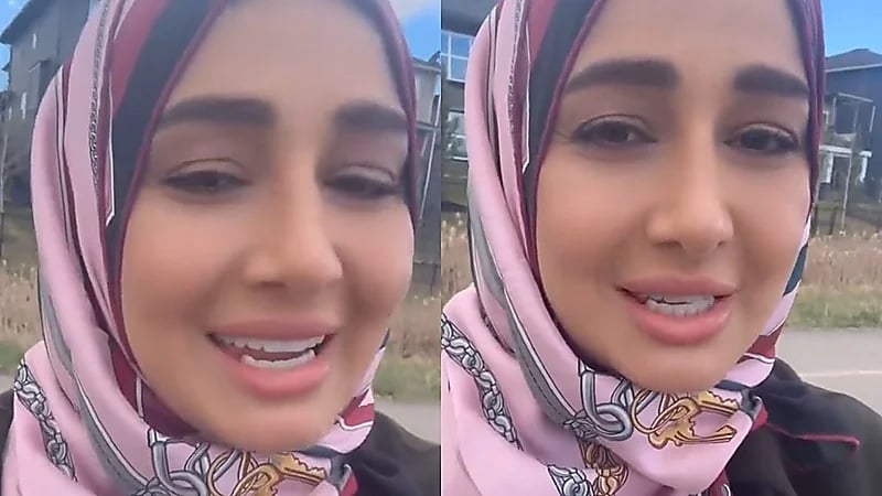 حلا شيحة تظهر بالحجاب من جديد وتنصح بكثرة التسبيح .. فيديو