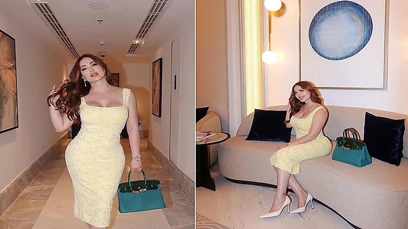 نسرين طافش بإطلالة ناعمة في عيد الأضحى والجمهور يعلّق: زودتيها