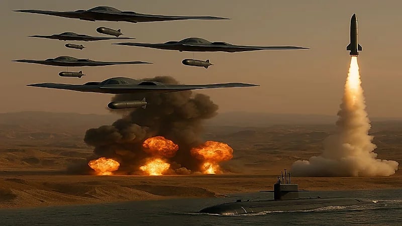 فجر النار: قاذفات وغواصة وصواريخ تطيح بالبرنامج النووي الإيراني