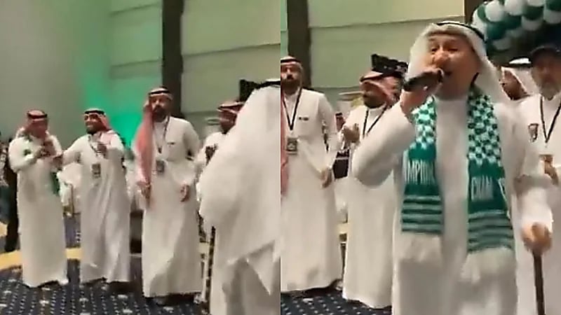 تركستاني في حفل جماهير النادي الأهلي بمكة المكرمة : كأس النخبة حراق .. فيديو