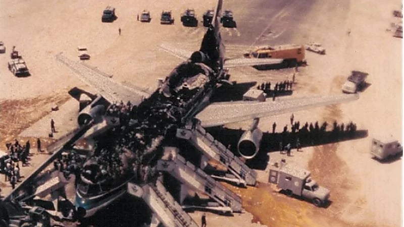 45 عامًا على كارثة الرحلة 163: ذكرى أليمة في تاريخ الطيران السعودي .. فيديو وصور