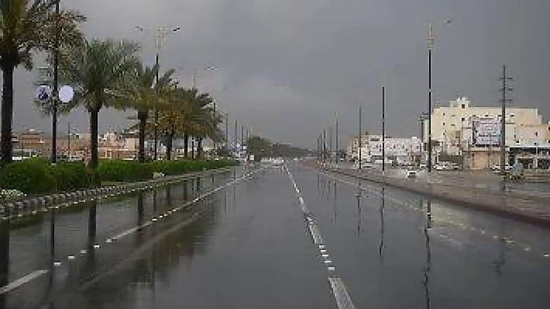 استمرار هطول الأمطار الرعدية على بعض مناطق المملكة حتى السبت المقبل
