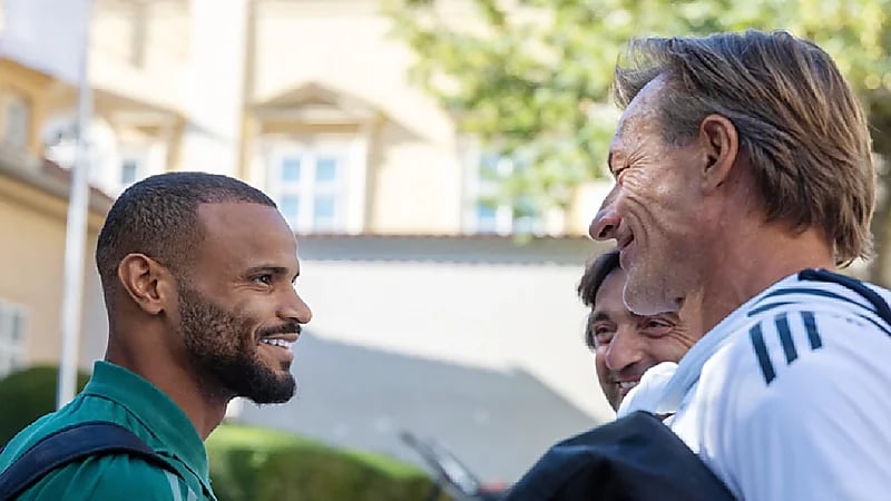 إصابة سالم الدوسري في معسكر الأخضر