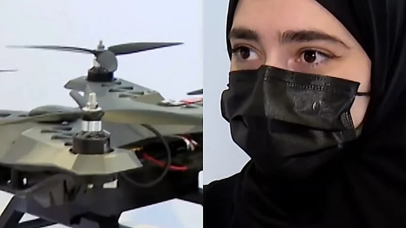 مهندسة سعودية تبتكر طائرة درونز تكشف المعادن الثمينة في باطن الأرض .. فيديو