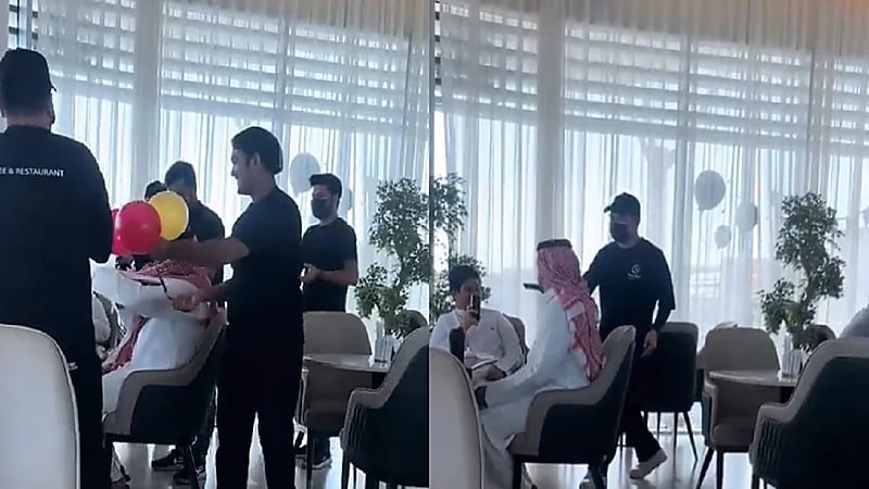 عائلة تفاجئ والدها بالاحتفال بميلاده.. فيديو