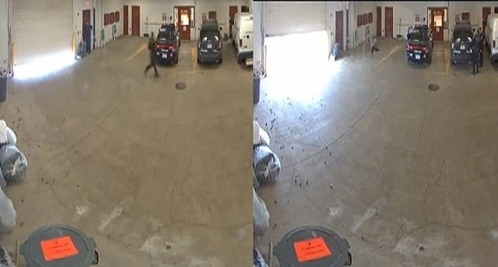 بالفيديو.. سجين يهرب حافي القدمين ومكبل الأصفاد