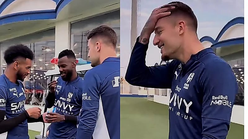 سافيتش يُقلد البليهي .. فيديو