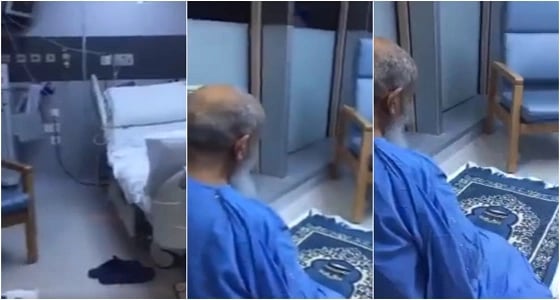 رغم مرضه ومكوثه في المستشفى.. رجل لا يتوقف عن قيام الليل