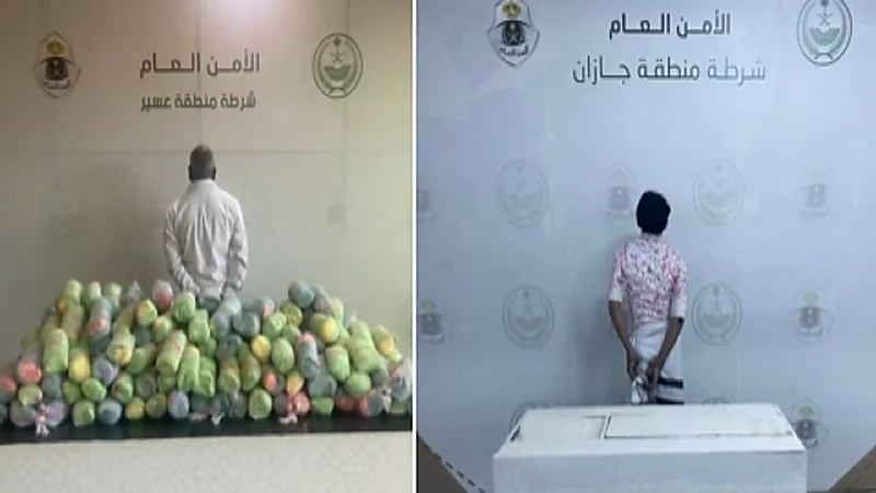 بالفيديو .. ضبط مواطنين ومقيمين تورطوا في جرائم سرقة وحيازة مواد مخدرة