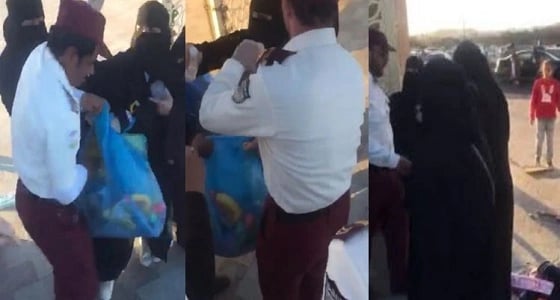 بالفيديو.. التحقيق في مشاجرة بائعات مع أمن منتزة الردف بالطائف