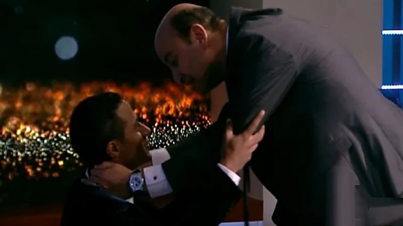 شاهد.. عمرو أديب يقاضي محمد رمضان: "لو مش متربي أنا هربيك"