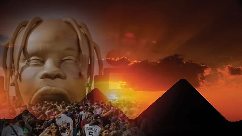 حفل الشياطين أمام الأهرامات يثير جدلًا في مصر