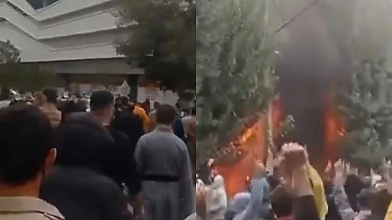 بالفيديو.. ثوار مهاباد يقتحمون 5 مقرات حكومية ويسيطروا عليها