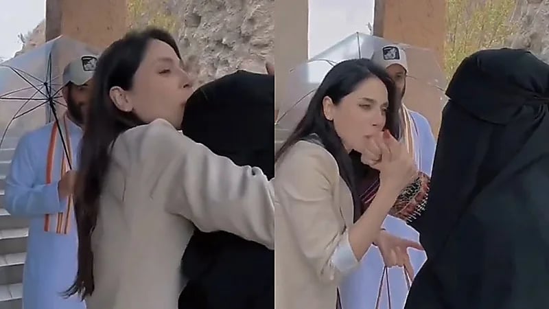 إلهام علي تحتضن سيدة مسنة وتستقبلها بالقبلات والأخيرة: وضحى مثلتي أحسن تمثيل.. فيديو