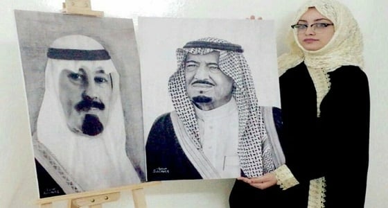 طالبة يمنية تشكر قيادات المملكة أثناء تكريمها في جامعة الملك عبدالعزيز