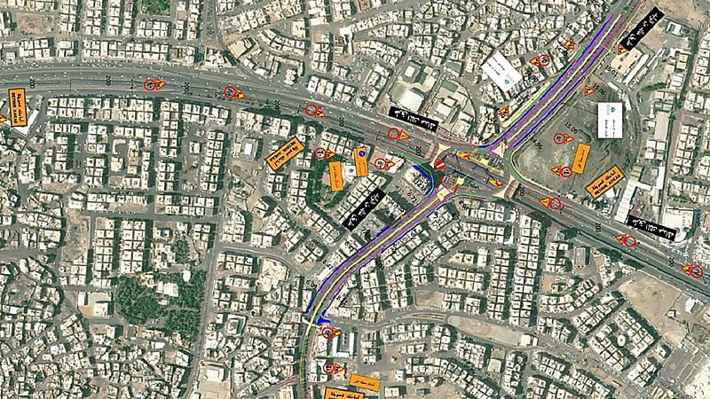 أمانة المدينة تعلن تحويل مسار تقاطع طريق خالد بن الوليد مع طريق الملك عبدالله