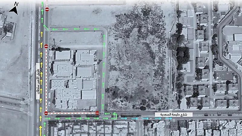 مرور جدة تغلق طريق الأمير سلطان جزئيا