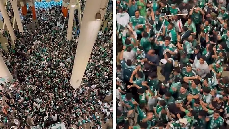 جماهير الأهلي تردد: الآسيوية صعبة قوية .. فيديو