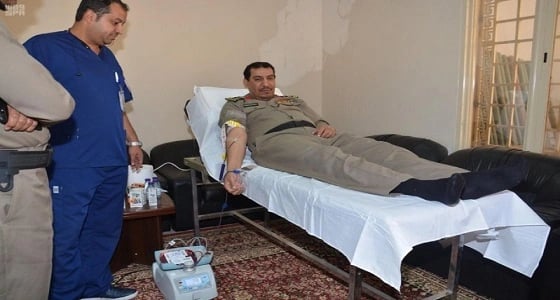 " سجون عسير " تتبرع بالدم لجنود الحد الجنوبي