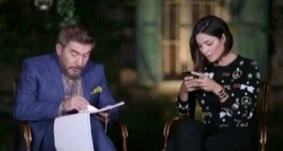 فيديو طريف لعابد فهد ونادين نسيب من كواليس مسلسل " طريق "