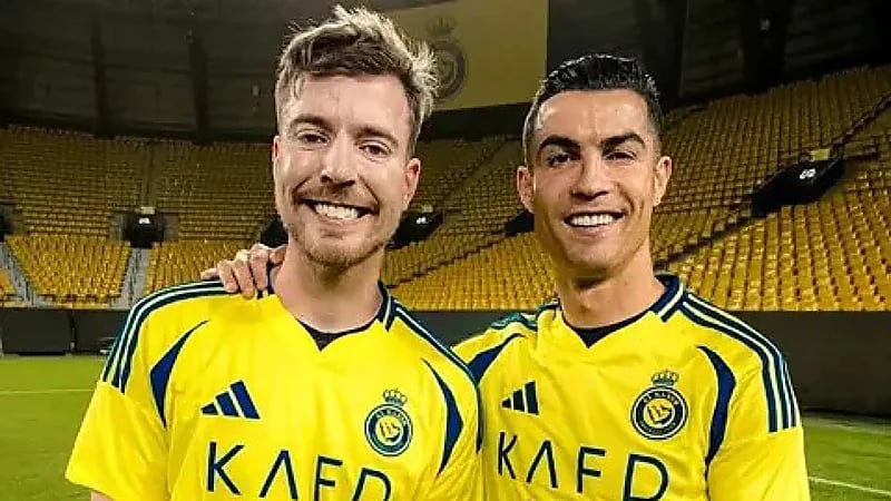 مستر بيست يكشف عن لقاء ثانٍ مرتقب مع رونالدو