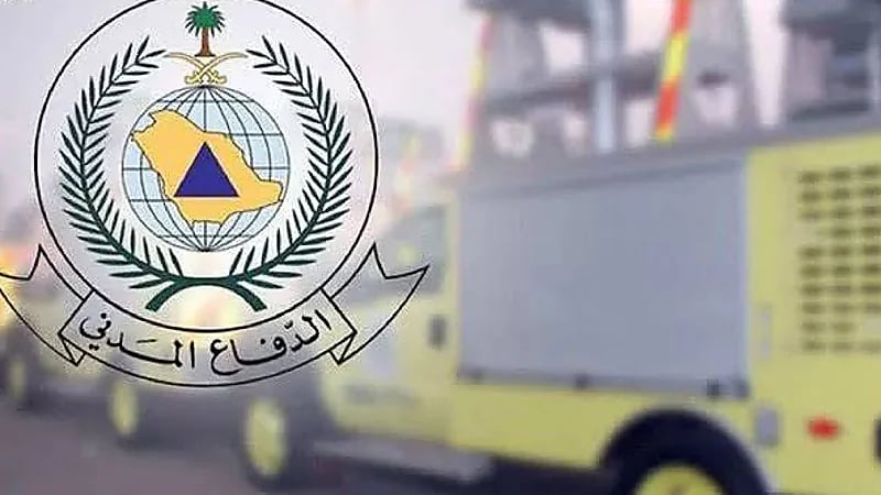 "مدني الليث" يخمد حريقًا اندلع في أعشاب وحشائش بمنطقة جبلية