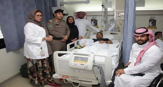 " نجم " تقوم بزيارات إنسانية للمرضى المتضررين من الحوادث المرورية